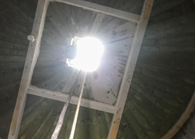 Reinigung eines Salzsilos