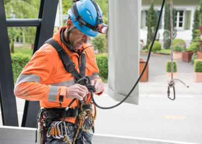 Reinigung eines Salzsilos