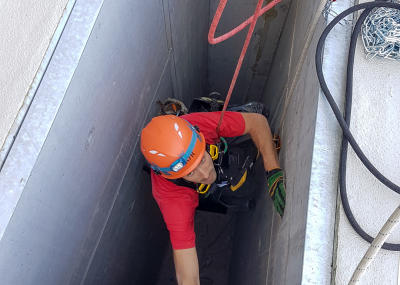 Entfernung Schalungsholz in Lüftungsschächten