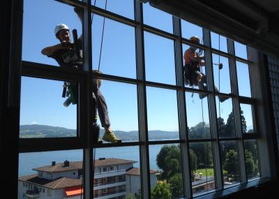 Seilarbeit in Aktion